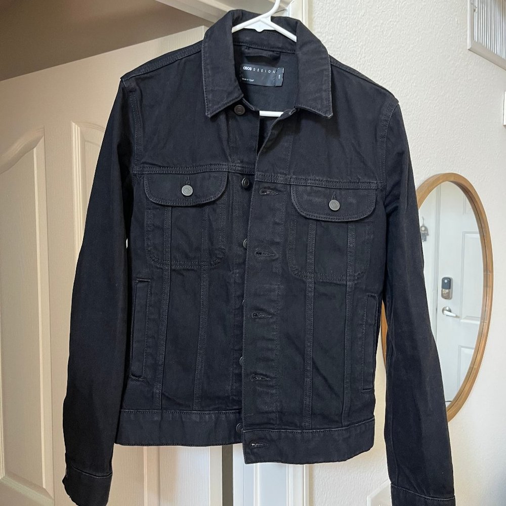 Asos Design Classic Black Denim Jacket